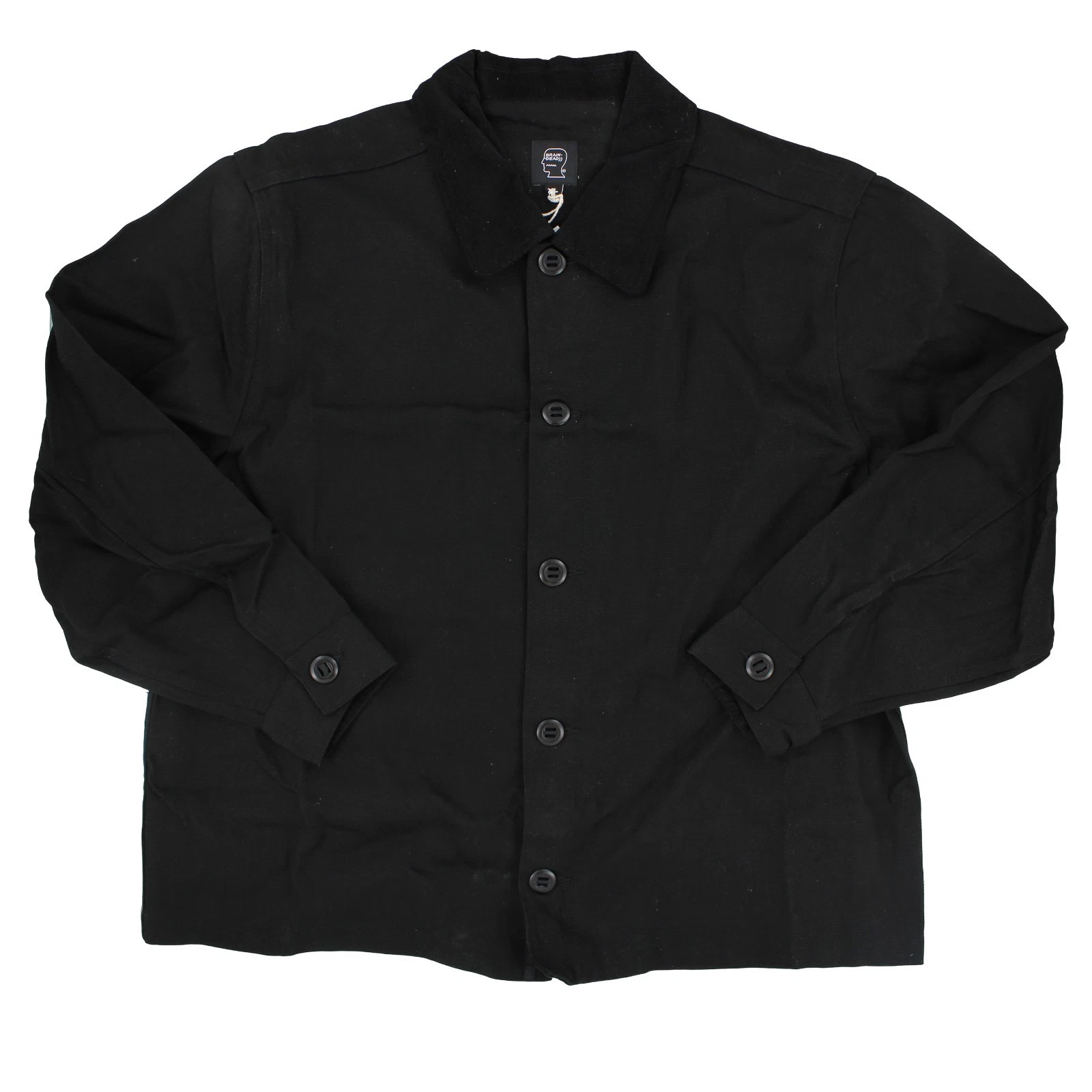 Brain Dead Utility Jacket, Men's Duck Tolling Retriever Heavyweight Jacket Black - product detail image 3