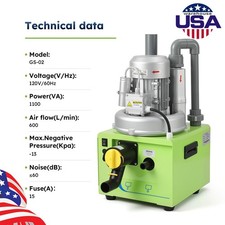 Dental Electric Suction Machine Vacuum System GS-02 600L/min Semi-Dry 1100W