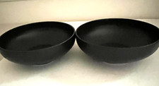 Furio Home Onyx Black Matte 7” Bowls Set Of 2