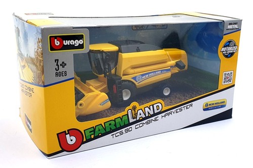 Burago 18cm long 18-31721 - New Holland TCS.90 Combine Harvester - Yellow - Picture 5 of 5