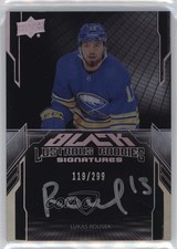 2023 SPx UD Black Lustrous Rookie Signatures /299 Lukas Rousek #LRA-LR Auto 1o6z