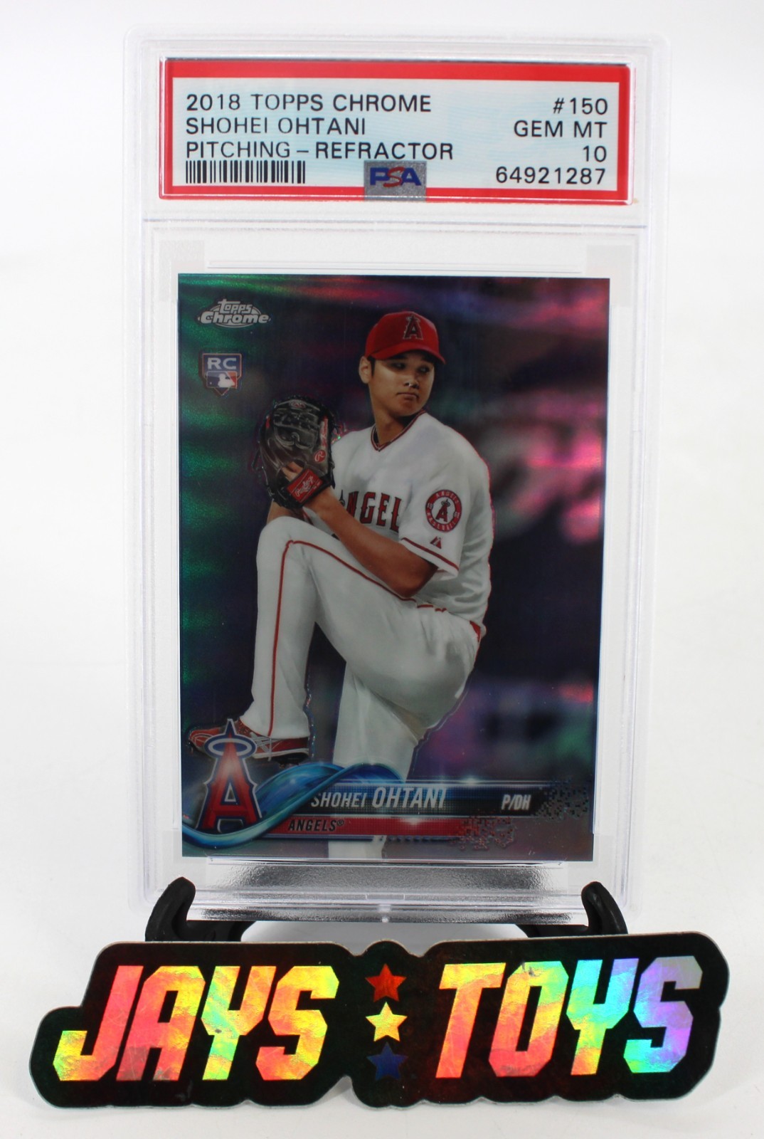 Shohei Ohtani Rookie Pitching Refractor 2018 Topps Chrome PSA 10 GEM MINT