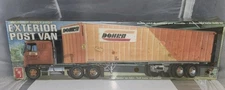 AMT Fruehauf 40ft Exterior Post Van Dorhn Trailer 1/25 1976 Model Kit - SEALED