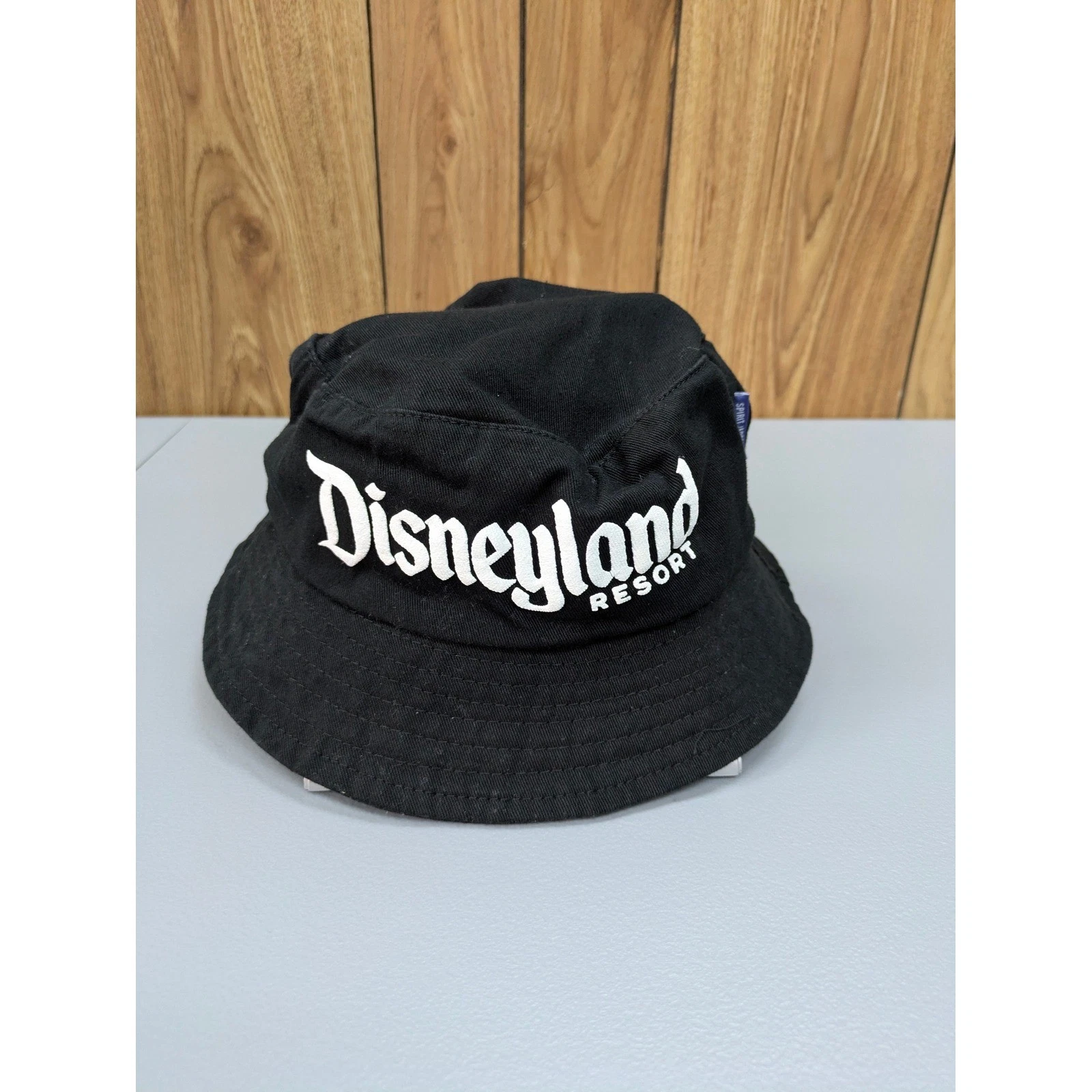 Streetwear Disneyland Resort Bucket Hat Unisex OSFM Black Spirit Jersey Cotton