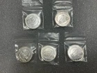Lot Of 5-1/10th Oz .999 Fine Silver Round Monarch Precious Metals- Train
