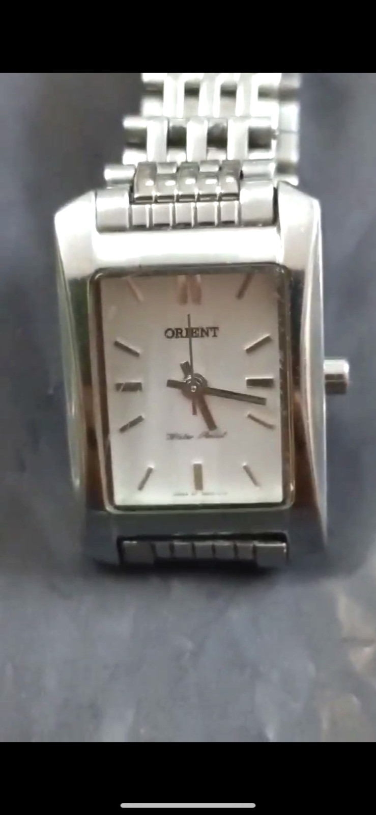 Orient Stainless Steel Rectangular Quartz Watch –… - image 8