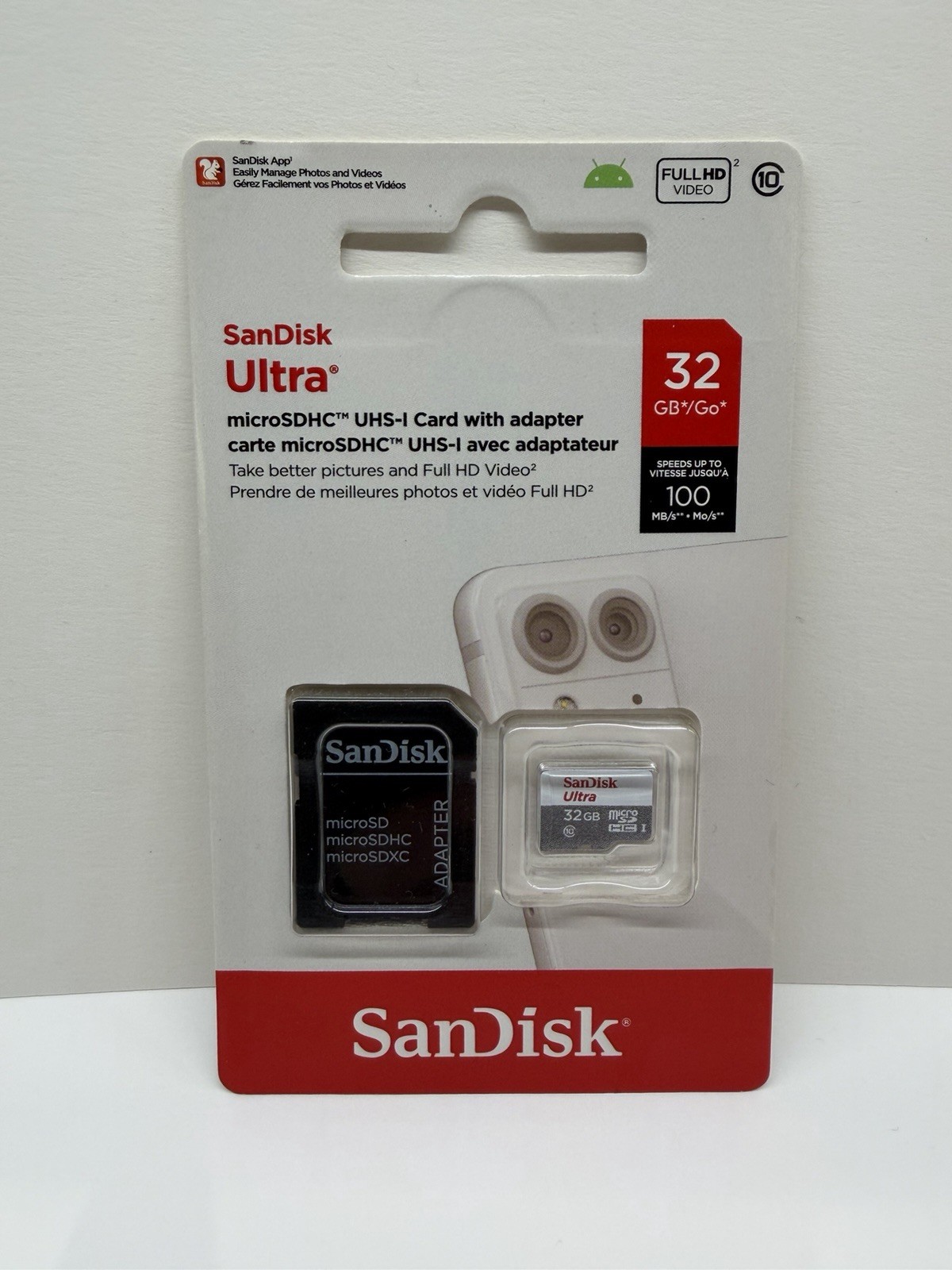 SanDisk Ultra Micro SD 32GB Class 10 SDHC SDXC Memory Card