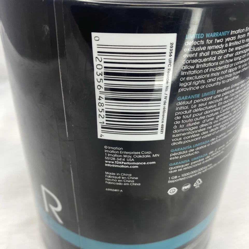 TDK DVD+R 4.7GB 100 Pack 16X Optical 120min Recordable Discs Spindle New Sealed - Image 3 of 4