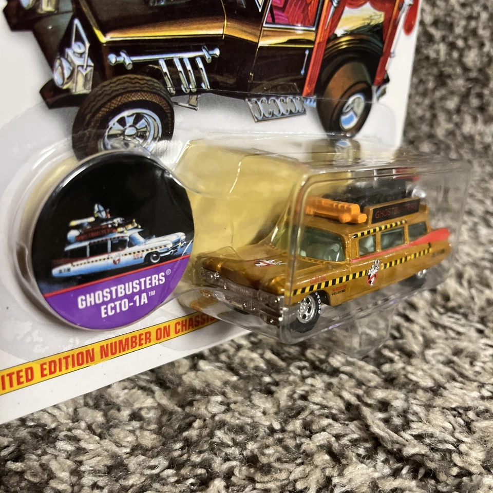 Johnny Lightning Ghostbusters Ecto 1A Diecast Frightning Lightnings LE NEW - Image 2 of 3
