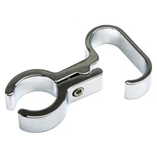 Latest Rage Billet Alum Clamp-On Headset Hanger Mount For 1-1/2" Tubing - Chrome
