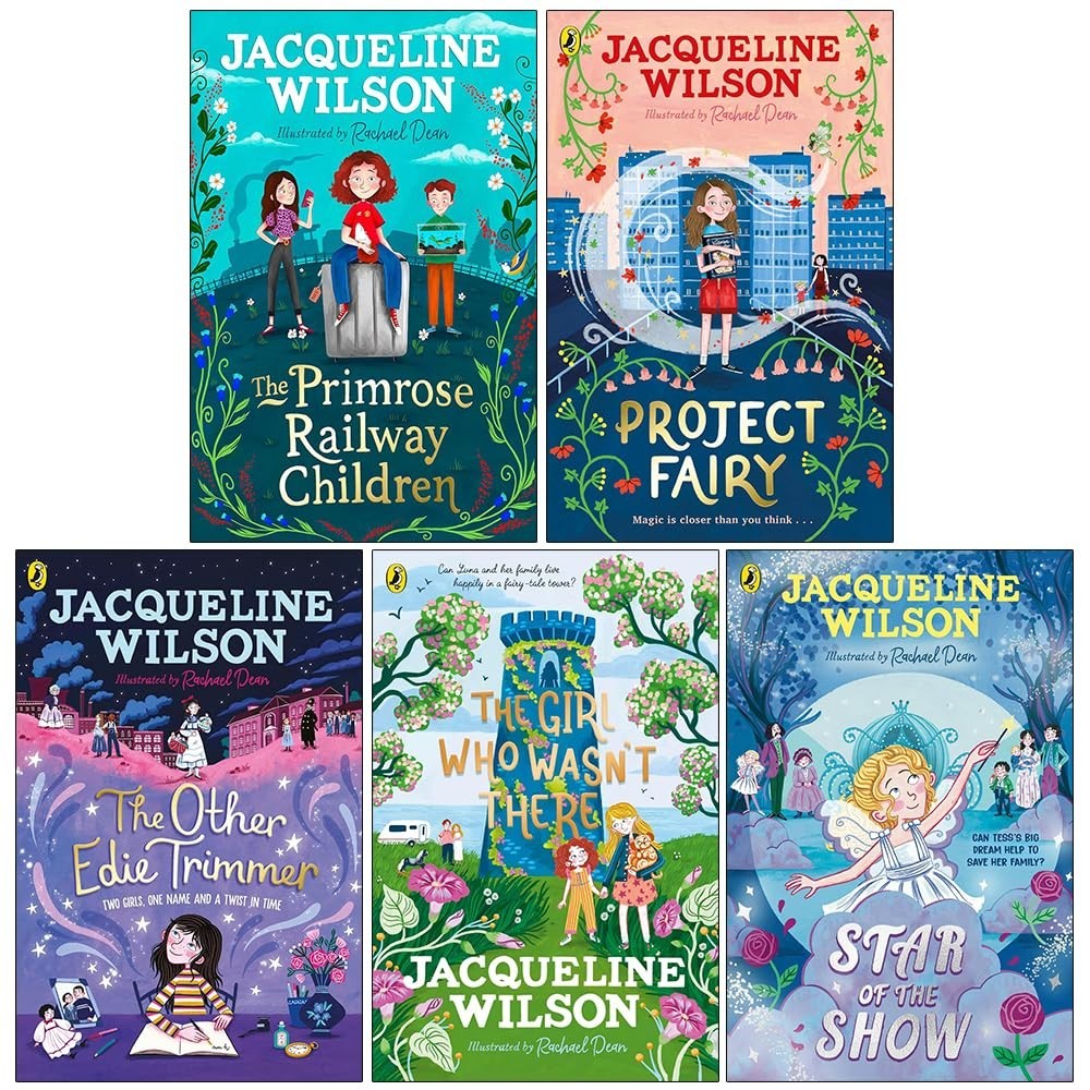 Jacqueline Wilson 5 Books Collection Set Girl Who Wasn't there, Primrose Railway