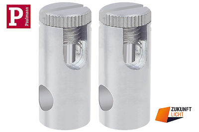 PAULMANN SEIL-ZUBEHÖR STROMEINSPEISUNG,CHROM MATT,METALL,300W,12V,ART:97283