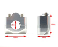 Motorcycle Handlebar Bar Risers POLISHED for Yamaha Fazer 600 1000 XJR1200 1300