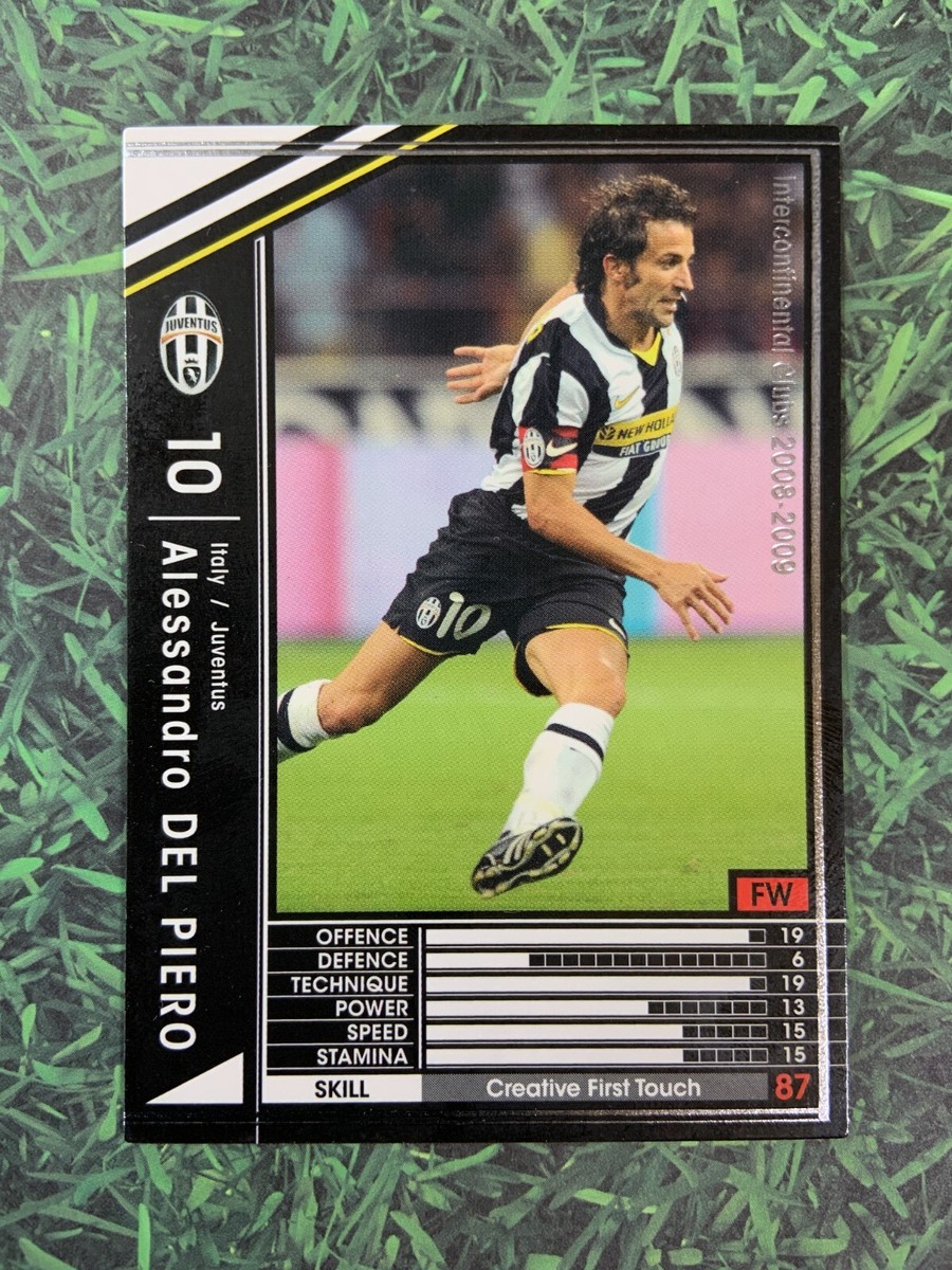 Panini WCCF 2008-09 Alessandro Del Piero Juventus FC Football