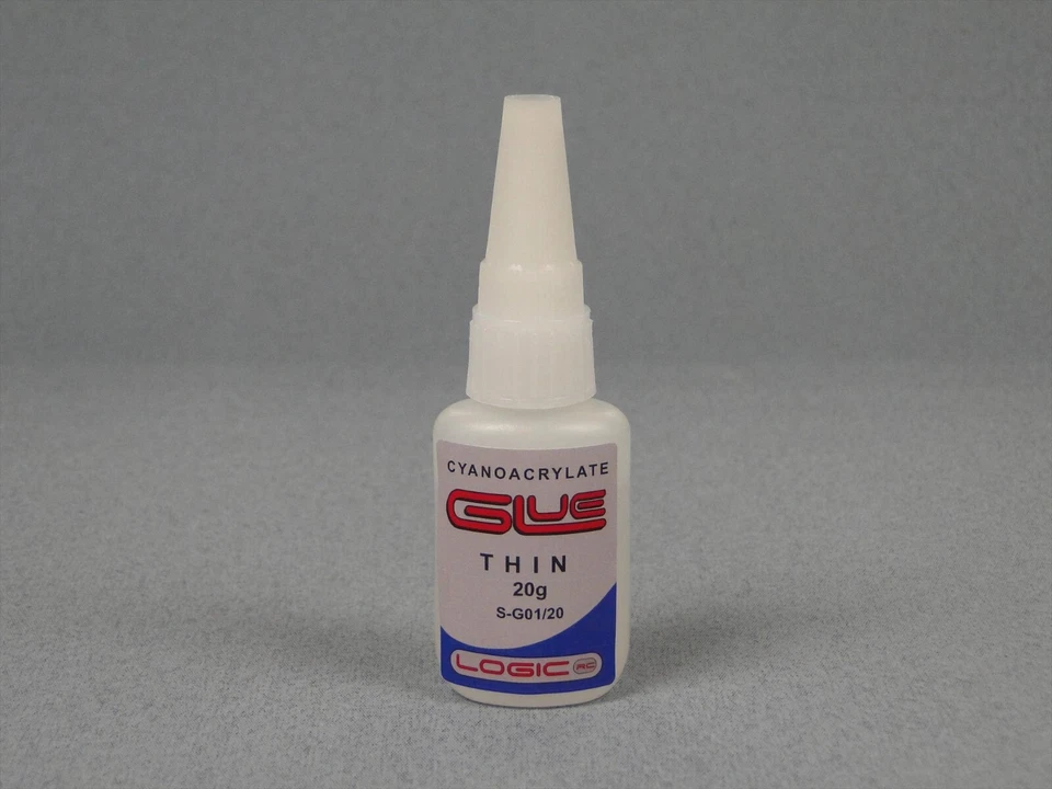 Logic RC Thin CA, Super Glue. Cyanoacrylate. 20g Bottle.