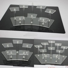 Acrylic Stand Model Doll Toy Ornament Display Holder Rack Transparent Home Decor