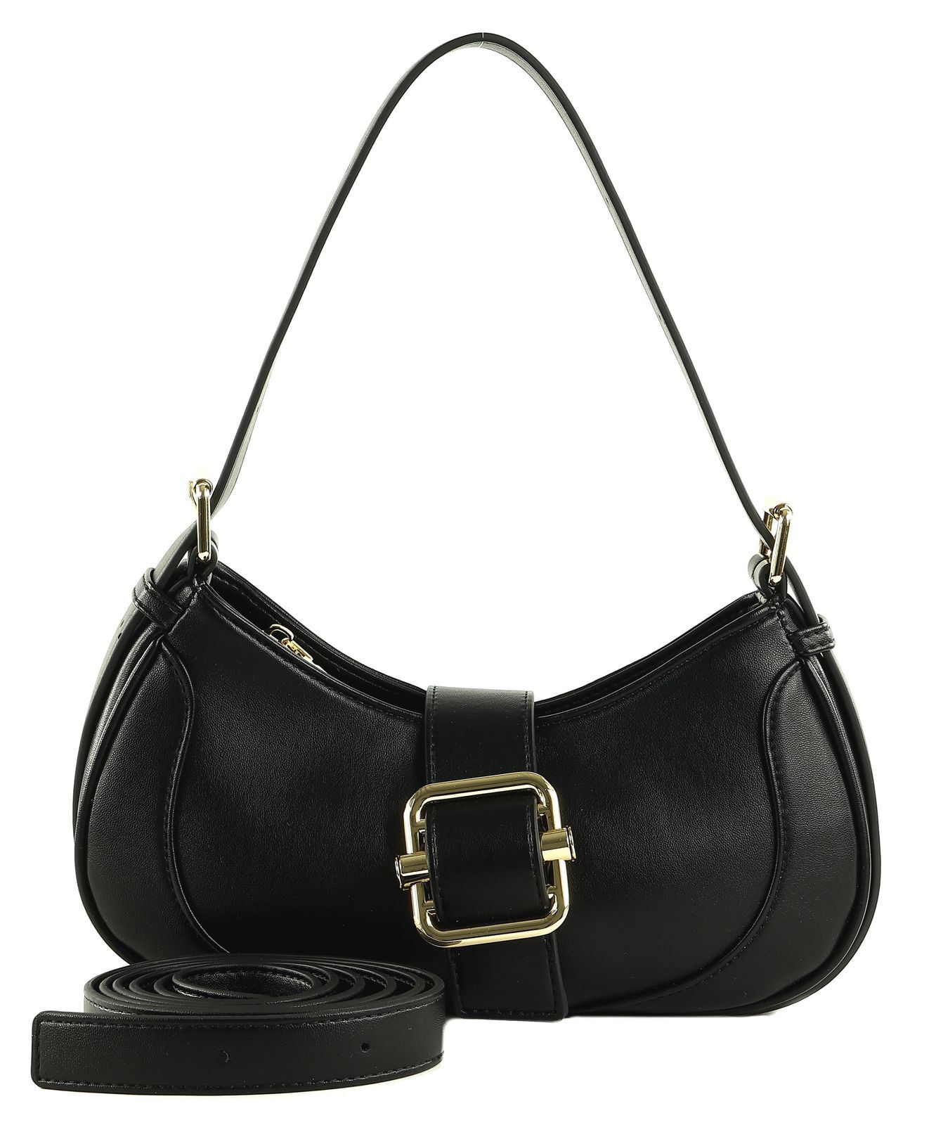 SEIDENFELT MANUFAKTUR Maleras Shoulderbag Black / Gold