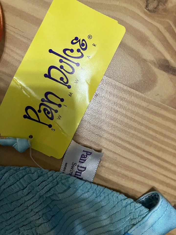 Pan Dulce Vintage NWT USA Swim Top Sz 9/10 - Image 2 of 4