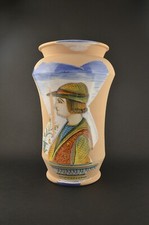 Portaombrelli in ceramica porta ombrelli deruta classico dipinto anfora vaso