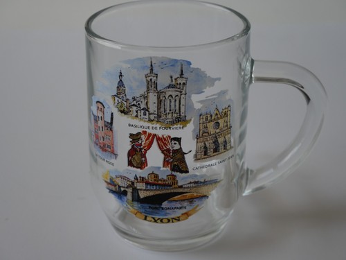 Glass Mug - Souvenir - Lyon, France - Picture 4 of 10