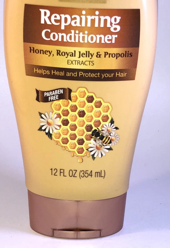 全新 Spa 豪华 12 盎司修复护发素 蜂蜜、皇家果冻和蜂胶提取物 — 第 2/4 张图片