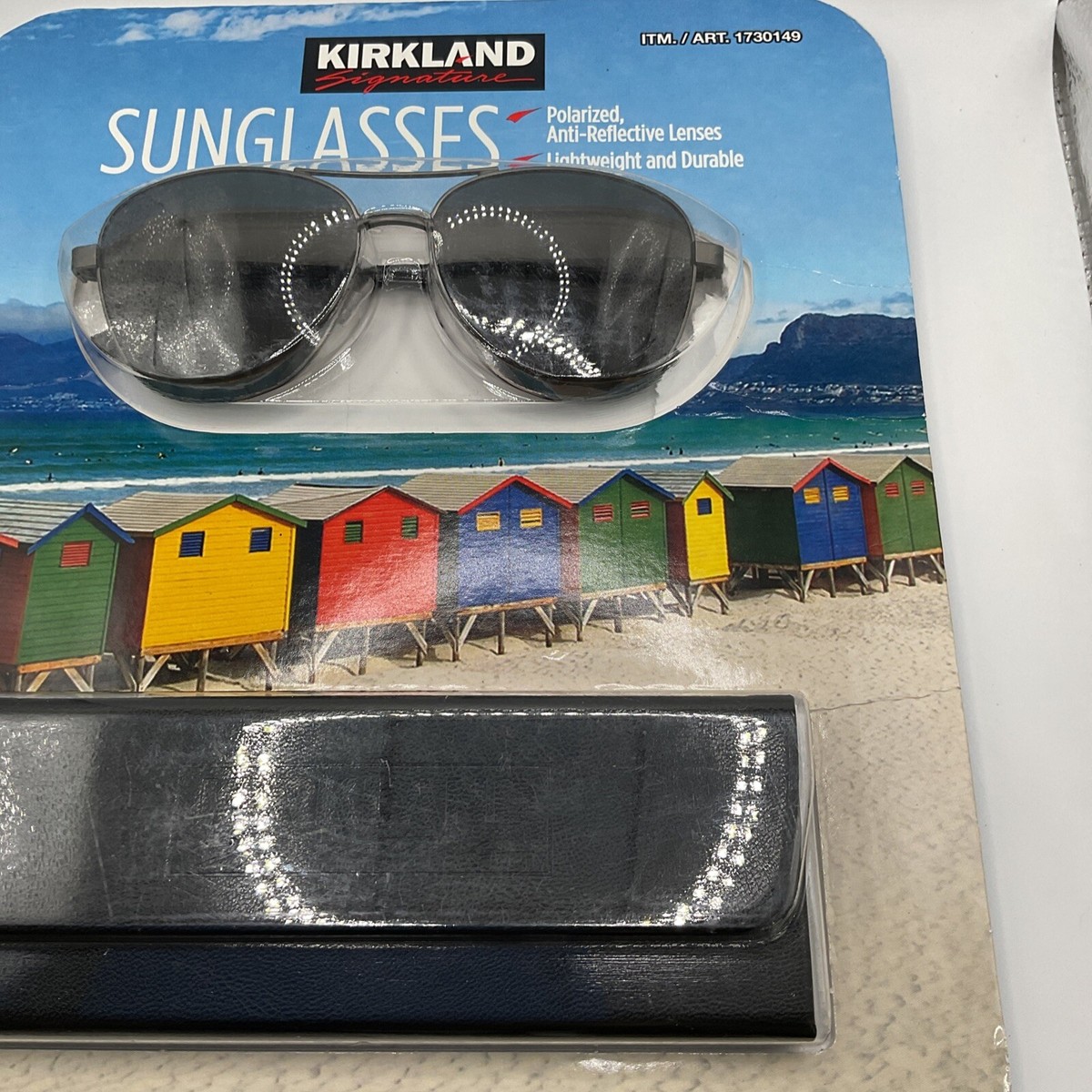 Kirkland Signature Men's Metal Polarized Sunglasses Anti
