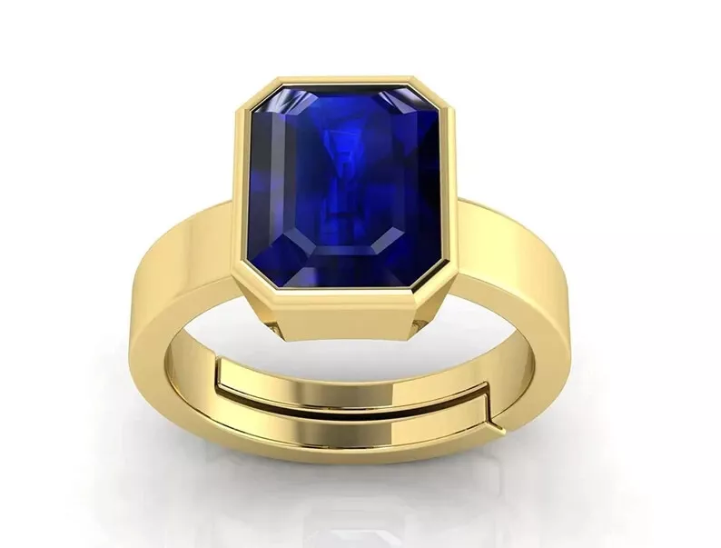 Real Blue Ceylon Sapphire Ring For Girl Wedding Ring Engagement Ring Silver  925 | eBay