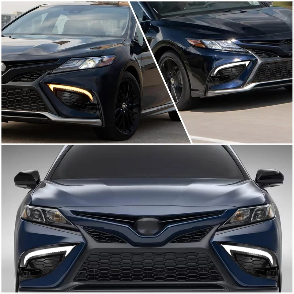 For Toyota Camry SE XSE 2021-2024 LED Daytime Running Light DRL Fog Lamp Kits — 第 4/4 张图片