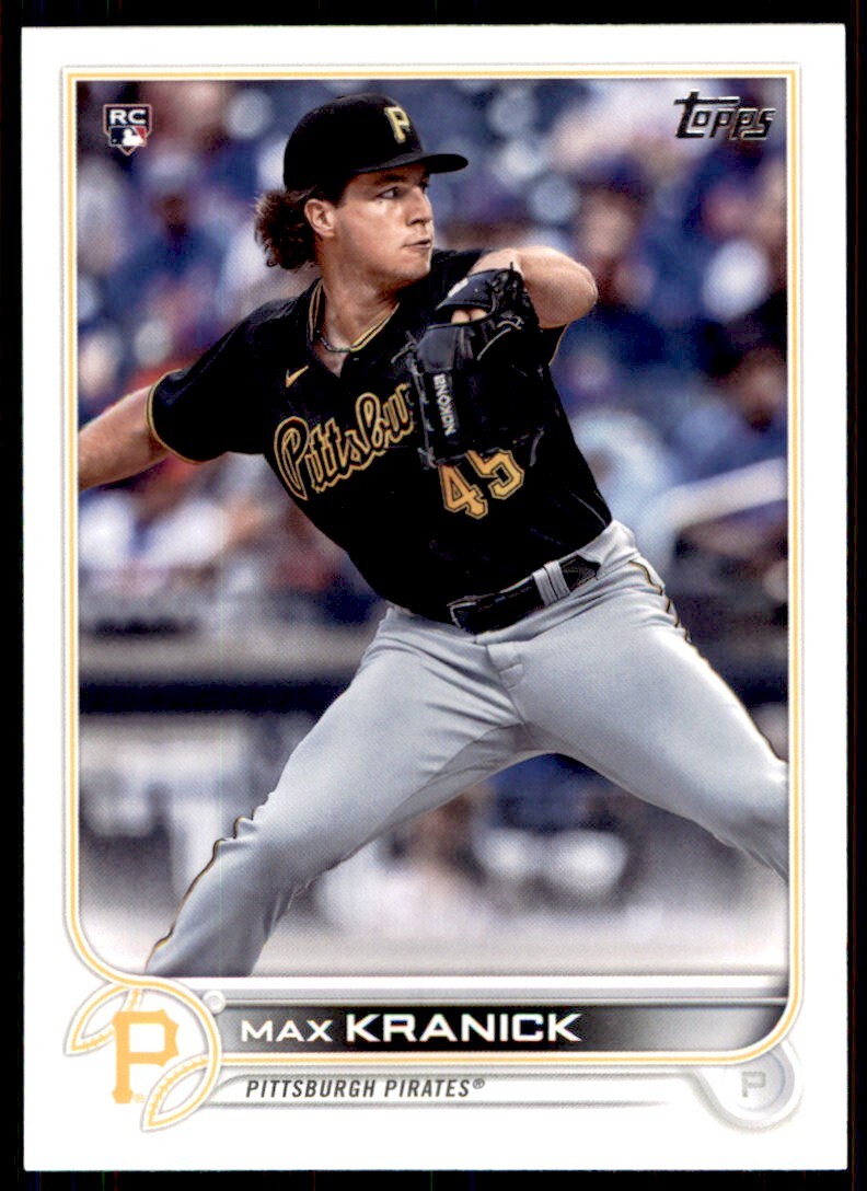 Max Kranick 2022 Topps Series 1 Rookie Card RC #325 Pittsburgh