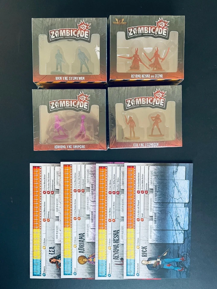Zombicide Promo Survivors & Zombivors con salpicaderos exclusivo de Kickstarter NUEVO Foto 2 de 4