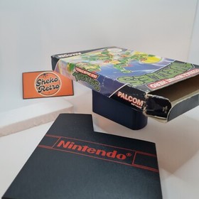 Teenage Mutant Hero Turtles Nintendo NES Cartridge + Box - (PAL B FRA)