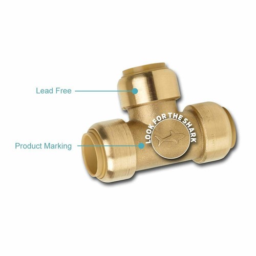 Sharkbite 24633LF 45° Hose Bibb, 3/4" x 3/4", Multi Turn - 第 6/6 張圖片