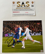 CRISTIANO RONALDO ORIGINAL SIGNED 8 X 10 PHOTO CERTIFICATE OF AUTHENTICITY