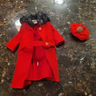 Vintage 1964 Barbie IT'S COLD OUTSIDE #819 Coat & Cap 