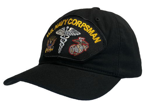 Navy USMC marines Bola Negra Gorra 