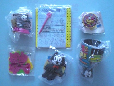 Wendy's 1996 - Felix the Cat - Complete Set of 6 MIP