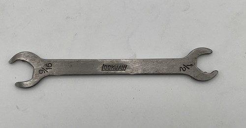 Lockjaw Stainless Steel Wrench, 1/2 9/16, 3785226