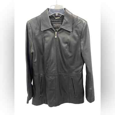 Wilson Leather Pelle Studio Thinsulate Ultra Leather Women s Coat Size Medium