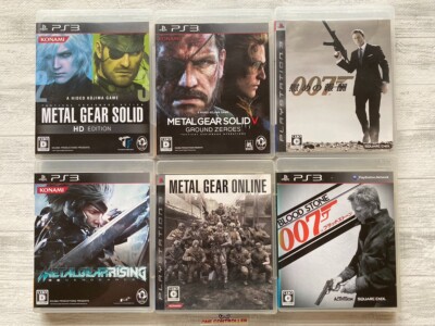 SONY PS3 Metal Gear Solid HD Edition Rising V & Online & 007 set from Japan