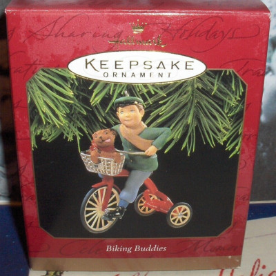 Biking Buddies`1997.He Got A New 3 Wheeler,Hallmark Ornament-SHIPS FREE