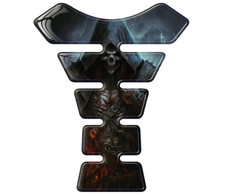 Grim Reaper, Death Lightning , Heavy Metal Design, Resin Domed K1 Tank Pad