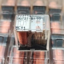 1x SIEMENS Kammrelais Siemens V23154-D0721-B110 DPDT 24vdc 5a D0721B110