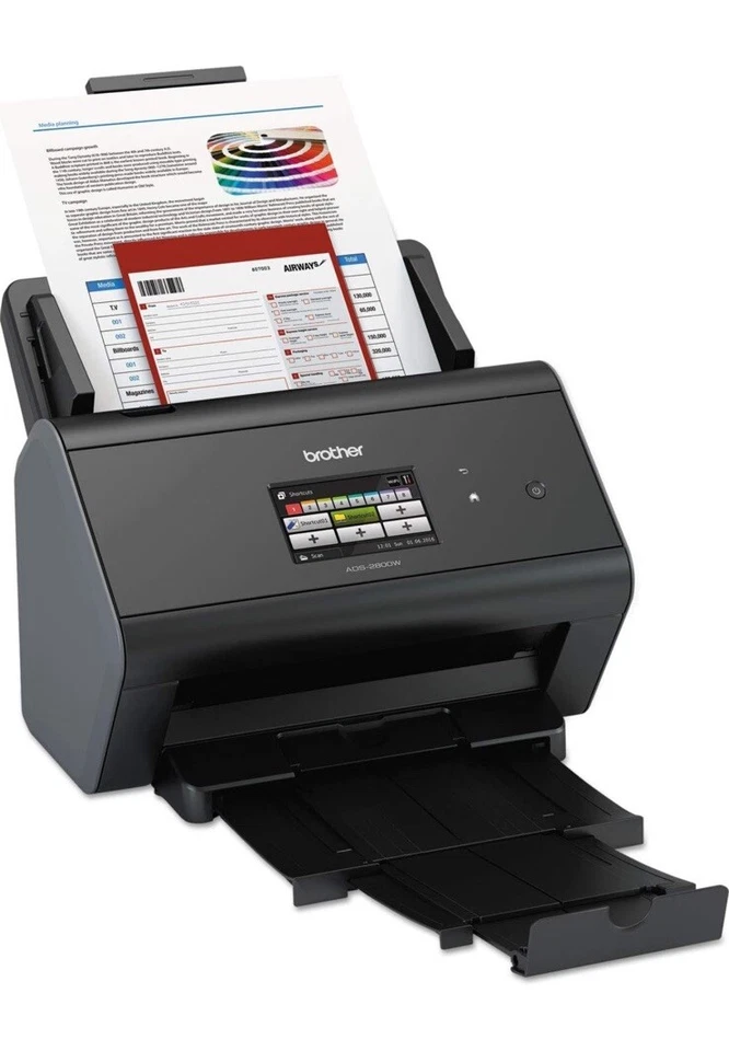RE_NEWED Brother ADS-2800W Wireless Document Scanner - Image 2 of 4