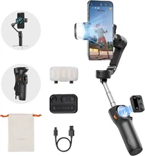 Hohem iSteady X3 3-Axis Gimbal Stabilizer AI-Magnetic Light Tracking Smartphone