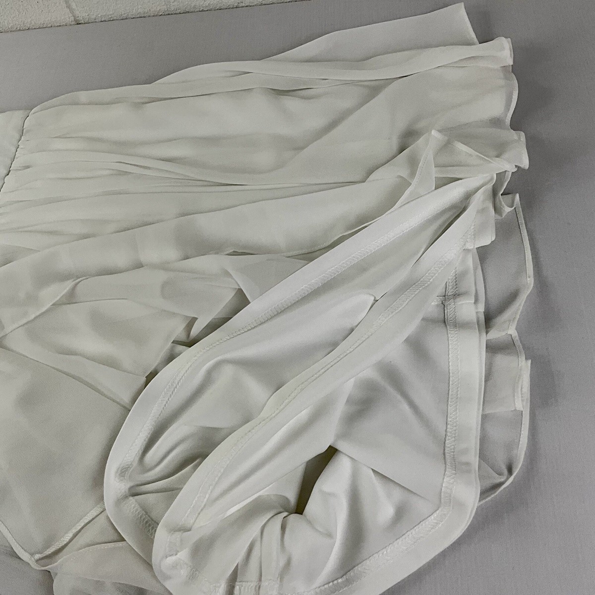 Lulus Angel in disguise white lace skater Pleated Women's Mini dress Size  Large | eBay