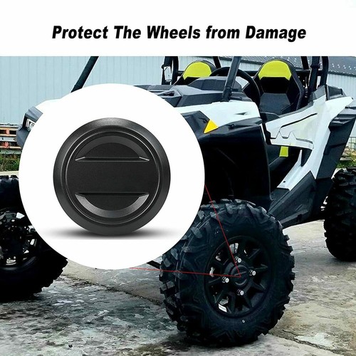 4Pcs UTV Wheel Center Covers For Polaris RZR 1000 XP Turbo XP4 Ranger 2017-2021 - Picture 4 of 10