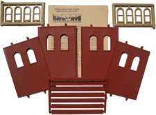 Woodland Scenics Design Preservation 2 Story High Arched 2-Window HO Scale 30109