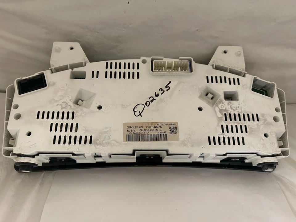 Cuadro de instrumentos velocímetro 08 Jeep Grand Cherokee/Commander 128.693 millas Foto 2 de 3