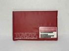 1976 1977 1978 Toyota Pickup Truck Factory Owner's Manual Rare Original Genuine
