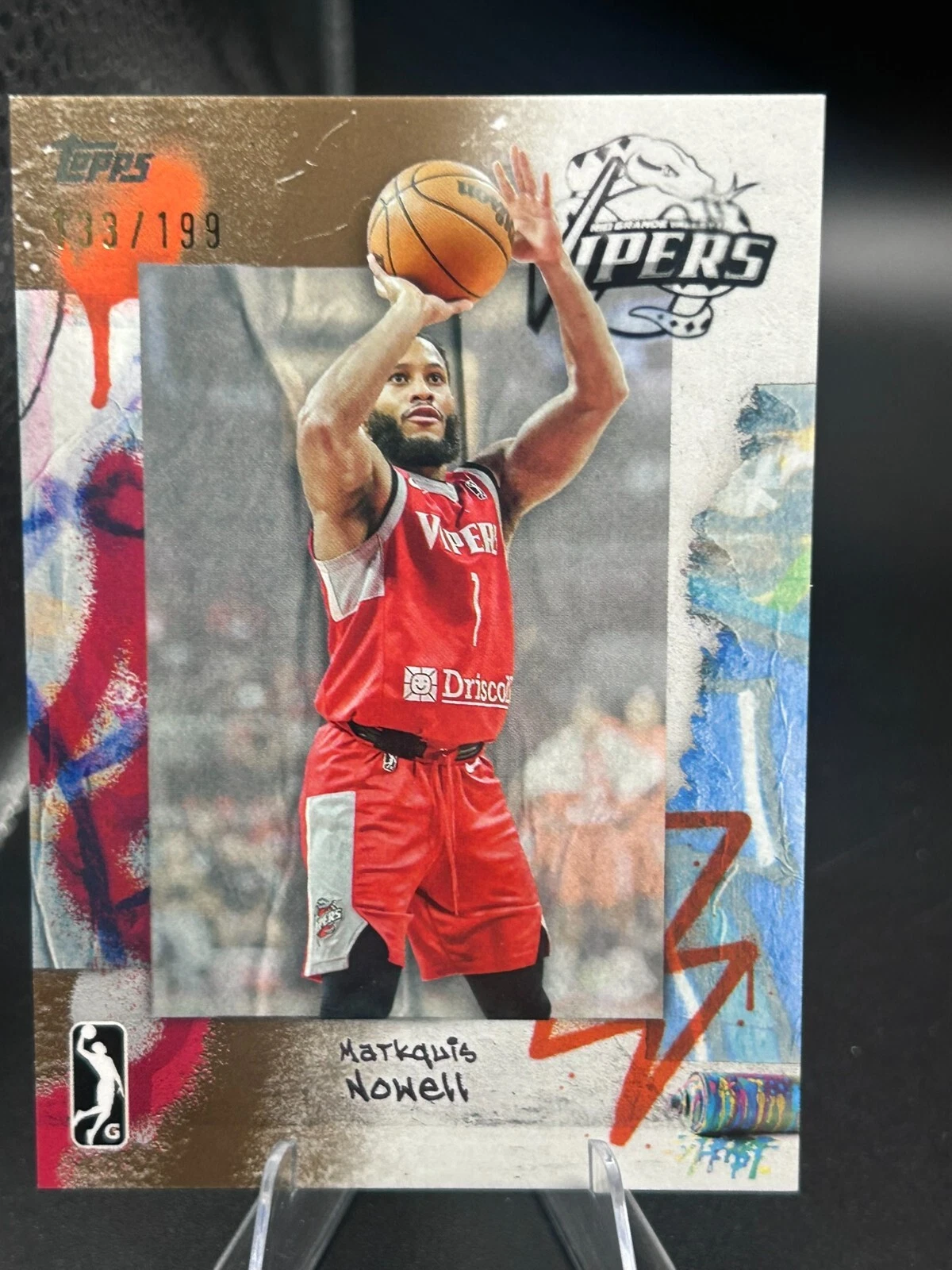 2024-25 Topps G League Bronze #ed /199 #65 Markquis Nowell Rio Grande Valley Vip